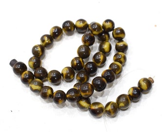 Beads Philippine Wood Painted Tortoise Vintage Beads 10mm