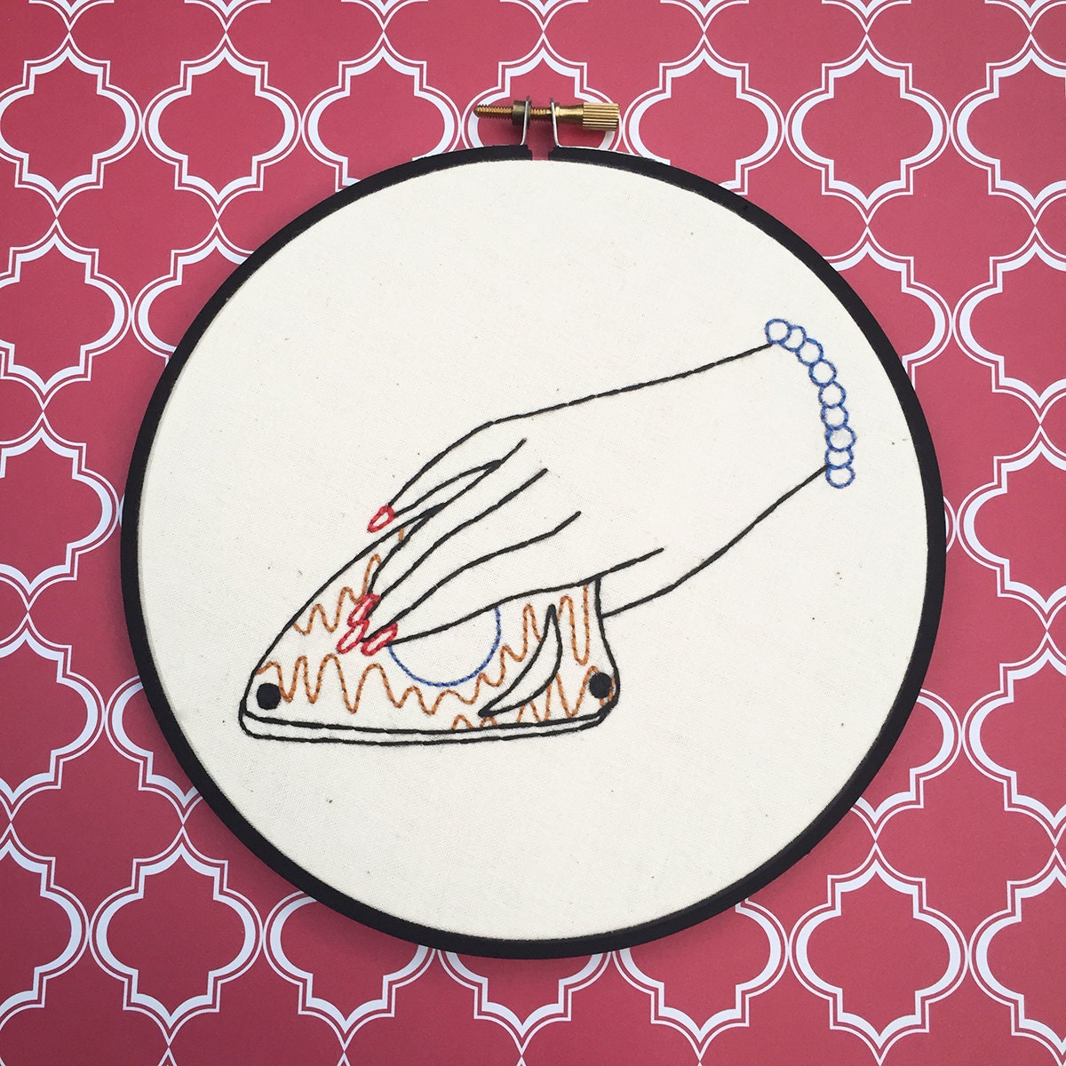 Ouija Board Planchette Hand Embroidery Metaphysical Halloween Etsy