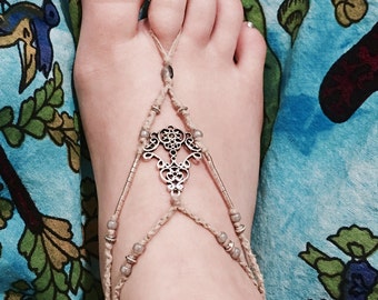 Zilveren bruiloft blote voeten sandalen