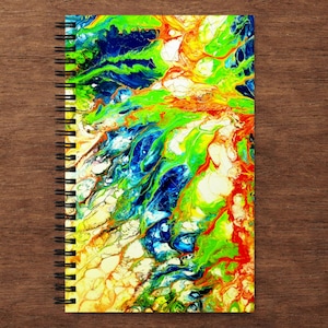 Abstracte kunst esthetische spiraal dagboek