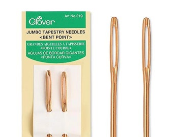 Jumbo Tapestry Needle Set by Clover - knitting / crochet notion - large-eye yarn needle