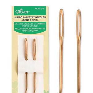 Jumbo Tapestry Needle Set by Clover - knitting / crochet notion - large-eye yarn needle
