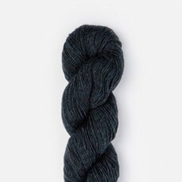 Woolstok Light in Midnight Sea - Blue Sky Fibers Fine Highland Wool - Single Ply Fingering Weight Yarn