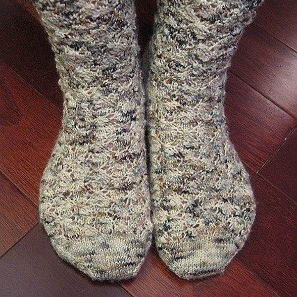 Birches Socks - Paper Knitting Pattern by Fiber Dreams