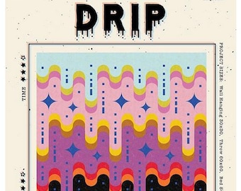 Drip Quilt - Paper Sewing Pattern by Taralee Quiltery