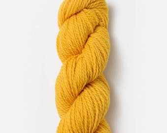Woolstok in Spun Gold - Blue Sky Fibres Feine Highland Wolle - Kammgarn Garn