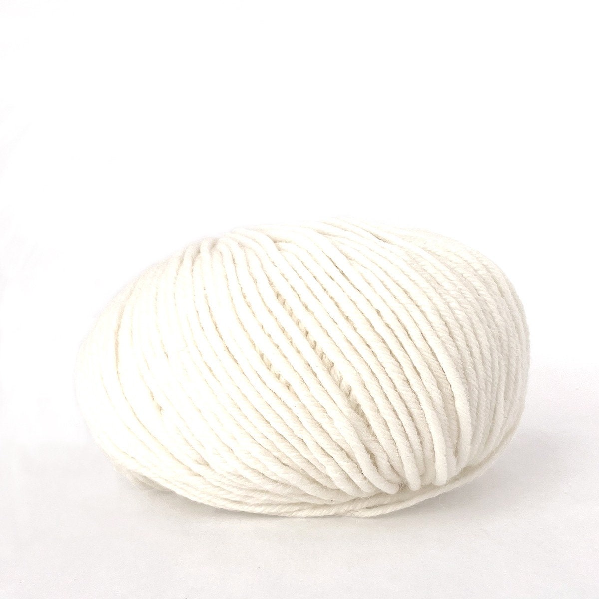 Natural Semilla Grosso 100% GOTS Organic Wool BC Garn Bulky Weight Yarn 