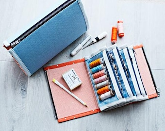 Booklet Pouch by Aneela Hoey - Paper Booklet Sewing Pattern