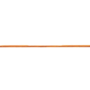 May include: A long, wooden crochet hook with a smooth, natural finish.