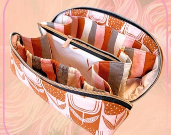 Spring Roll Pouch - Paper Booklet Sewing Pattern
