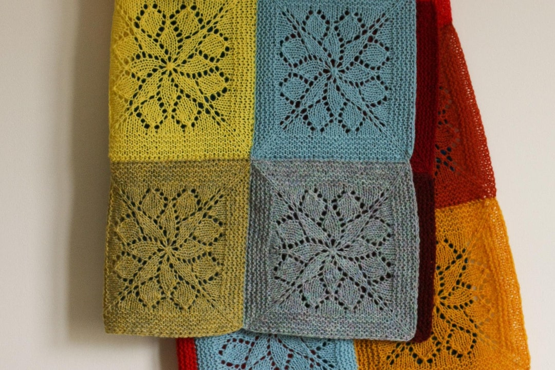 Vivid Blanket Paper Knitting Pattern by Tin Can Knits Etsy