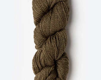 Moosgrün - Woolstok - Blue Sky Fibers Feine Highland Wolle - Kammgarngarn