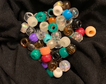 Mixed Multicolored Pony Beads