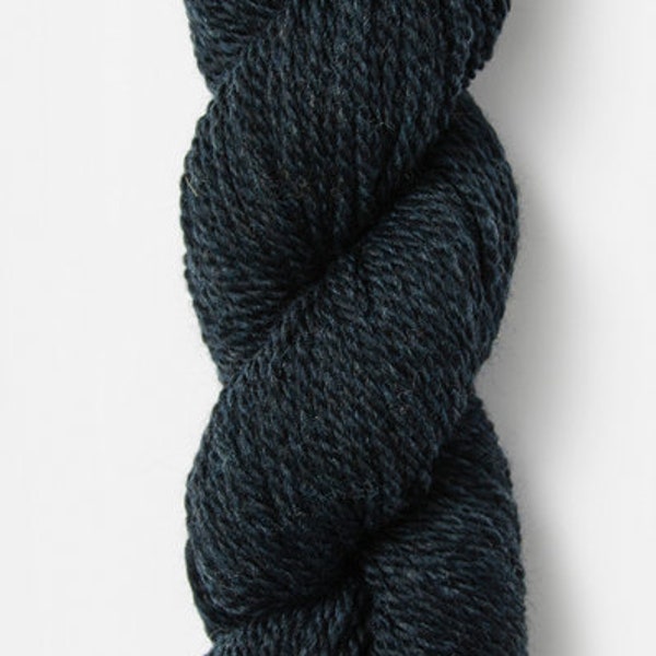 Woolstok in Midnight Sea - Blue Sky Fibers Fine Highland Wool - Worsted Weight Yarn