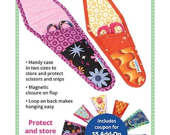 Cut it Out scissors case pattern by Annie- Paper Booklet Sewing Pattern