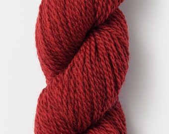 Wollstok in Red Rock - Blue Sky Fibres Feine Highland Wolle - Kammgarn Garn