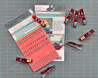 G Easy Organizing Stickers for Quilt Pieces