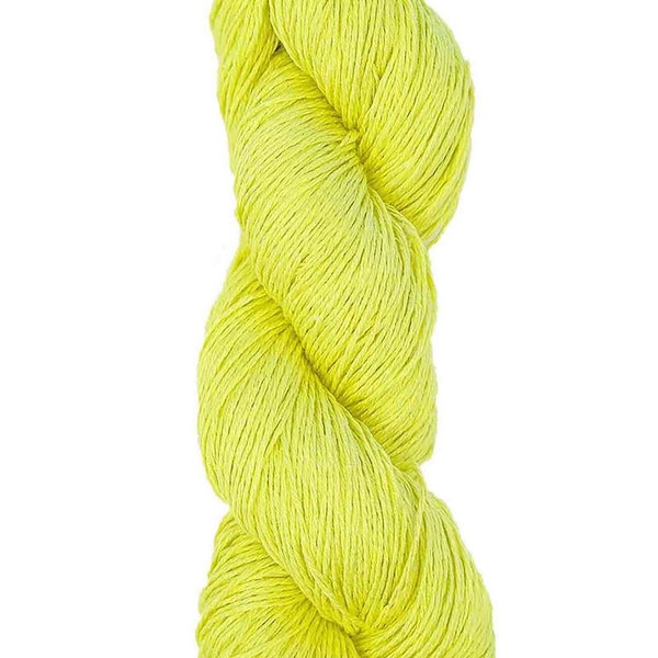 Daisy in Spring Moss - Linen, hemp, silk blend by Knit One Crochet Too - Sport Weight Yarn