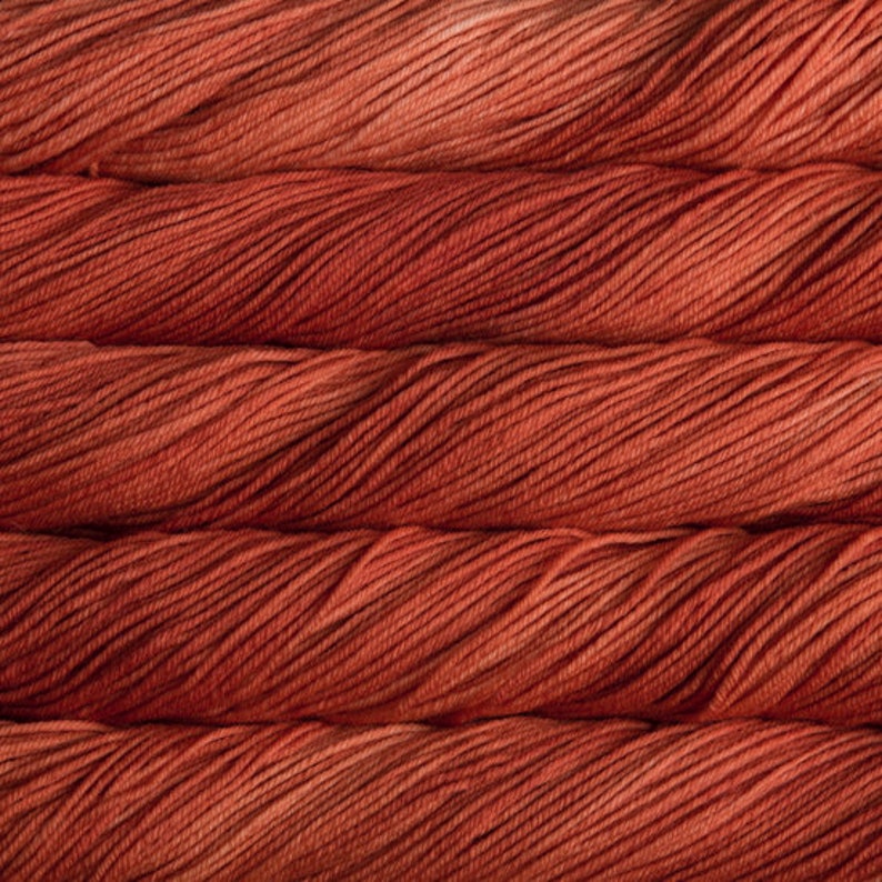 4 ply Worsted Weight Yarn Malabrigo Merino Wool Rios in Glazed Carrot