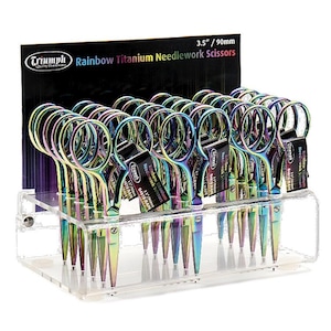 Regenboog borduurschaar titanium - 90 mm - Tacony Corporation