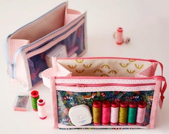 Inside Outside Pouch by Aneela Hoey - Paper Booklet Sewing Pattern