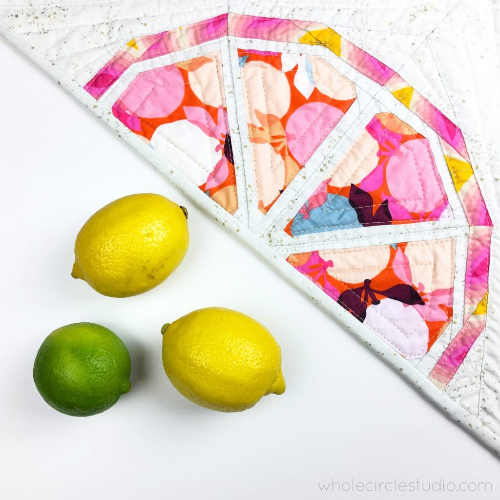Citrus Slices Quilt Pattern Paper Sewing Pattern by Whole - Etsy