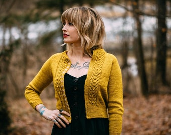 Little Yellow Sweater (LYS) - Knitting Pattern by drea renee knits