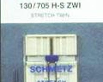 Agulha dupla para máquina de costura - Schmetz