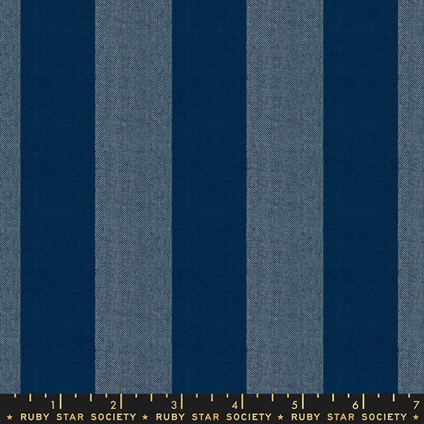 Dress Up in Navy - Heirloom Warp & Weft Wovens by Alexia Abegg - Ruby Star Society Fabrics