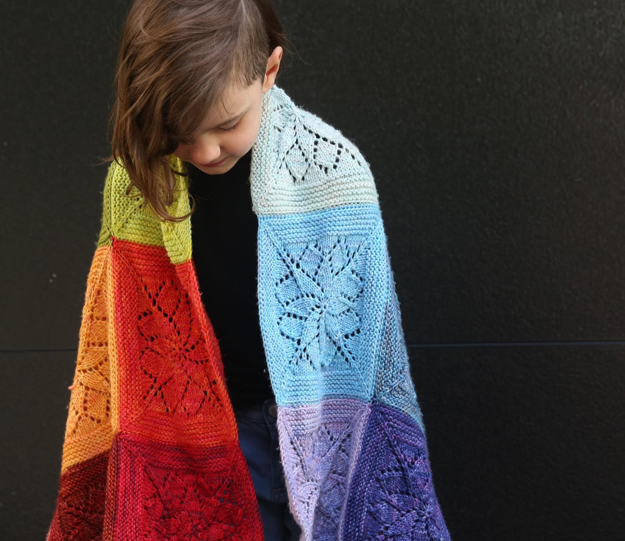 Vivid Blanket Paper Knitting Pattern by Tin Can Knits Etsy