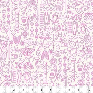 Collection in Cupcake - Sun Print by Alison Glass - Cotton Fabric