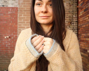 Secret Sanctuary Knitting Pattern – Hooded Cardigan (PDF Download)
