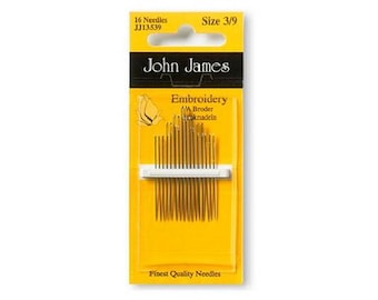 Embroidery/ Crewel Needles - Size 3/9 - by John James