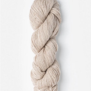Woolstok Light i Driftwood - Blue Sky Fibers Fine Highland Wool - Enkeltrådigt fingertjockt garn