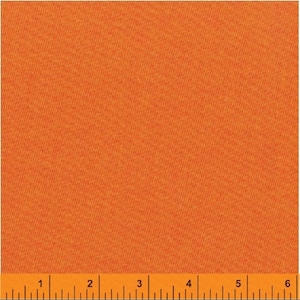Algodón Artesano Naranja - Tejido Cruzado tejido - Otro punto de vista - Telas Windham