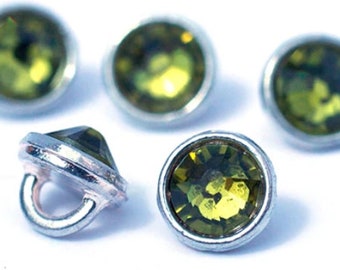 Boutons de lunette Swarovski Crystaletts 3 mm pour projets de couture, de tricot et de crochet