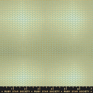 Knit in Water (metallic) - Purl by Sarah Watts - Ruby Star Society Fabrics