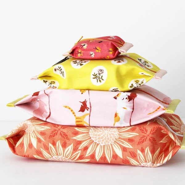 Popcorn Pouch - Paper Sewing Pattern by Amista Baker