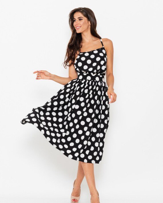 polka dot dress summer