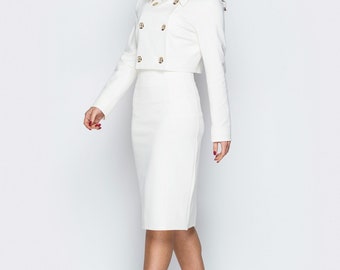 long skirt suits for weddings
