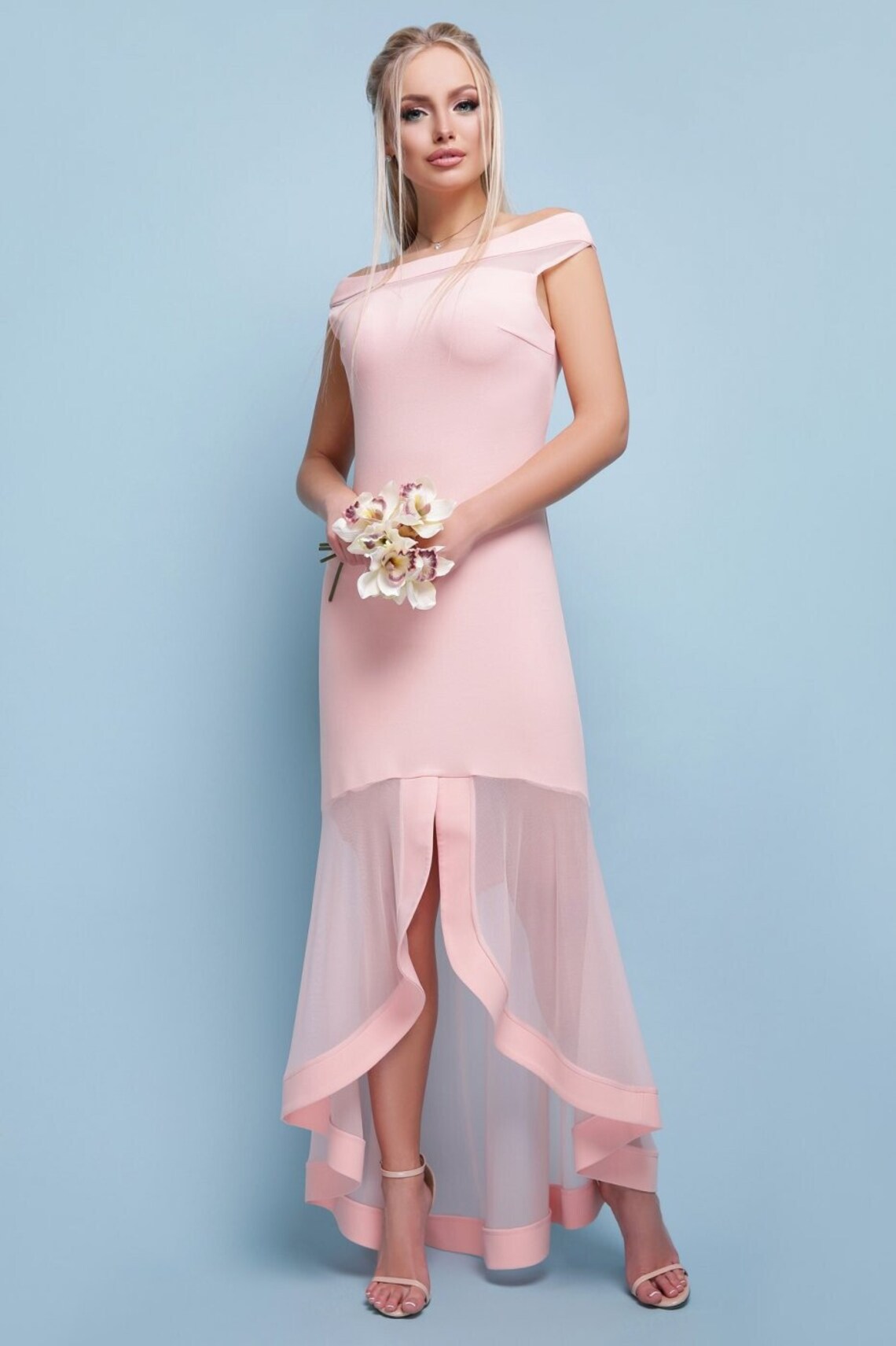 Pink dress Cocktail Prom dress Wedding bridesmaid dress long Etsy