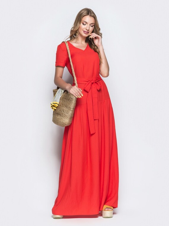 beach dress linen