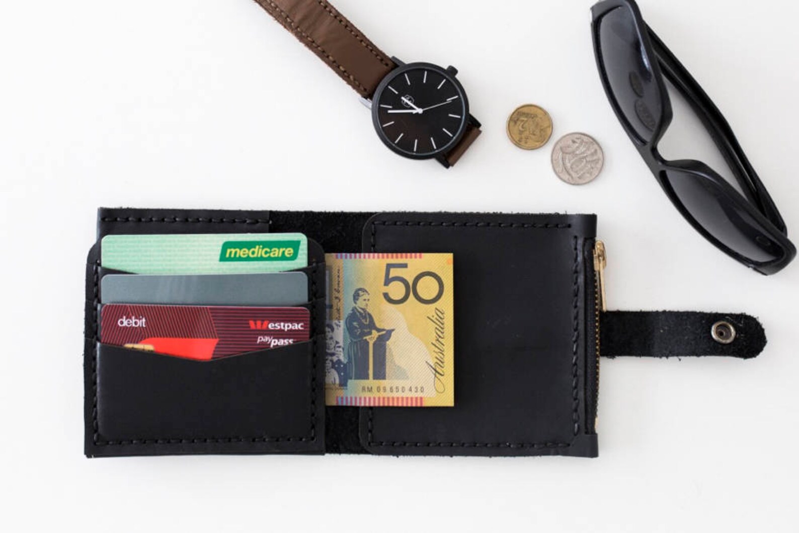 Palmer Wallet Kit Leather DIY Kit Leather Wallet Etsy