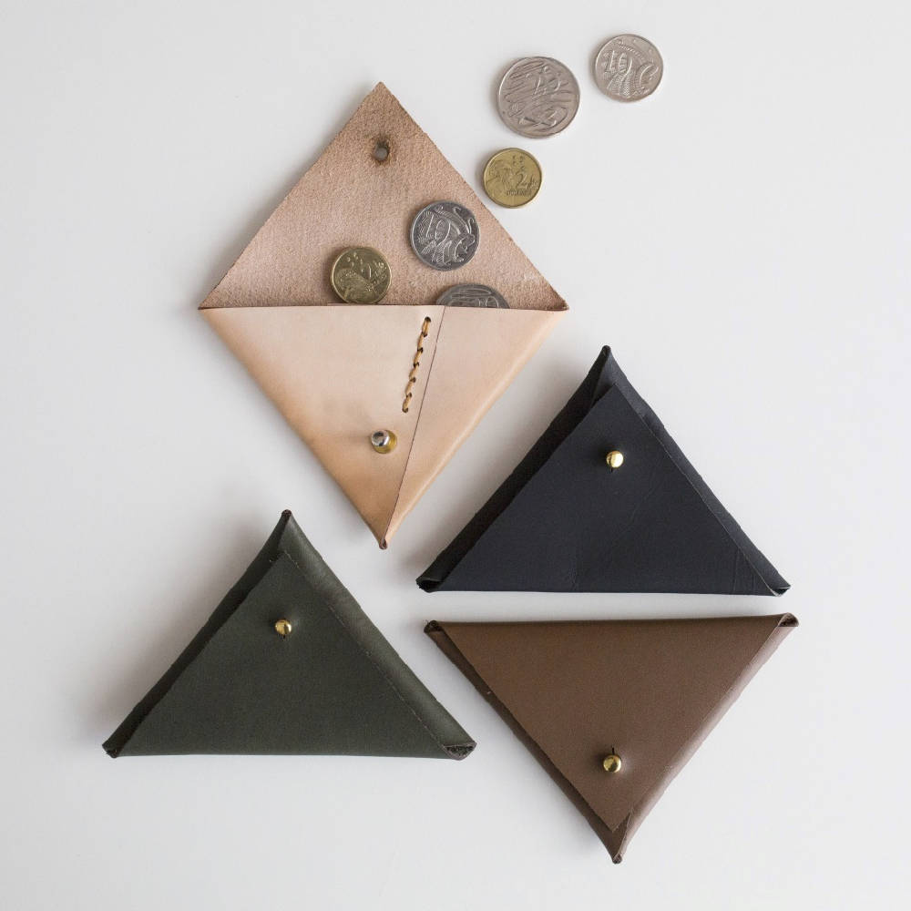 Leather Change Purse Kit IUCN Water