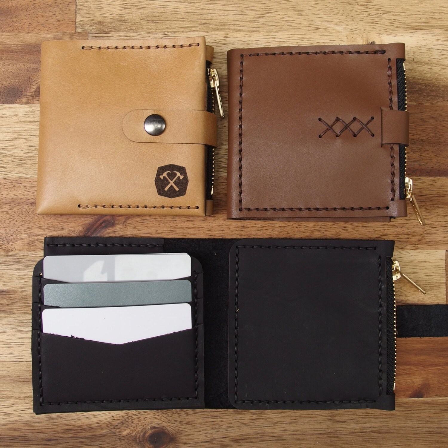 Palmer Wallet Kit Leather DIY Kit Leather Wallet Etsy