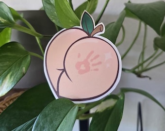 Cheeky Peach Sticker