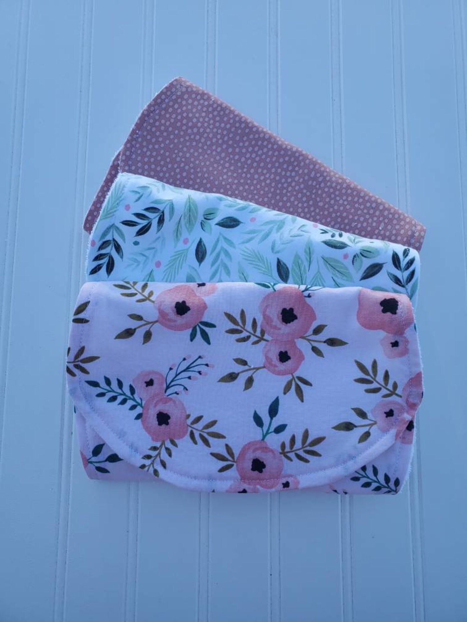 Burp Cloths Girl Baby Girl Burp Cloths Floral Burp Cloths Etsy