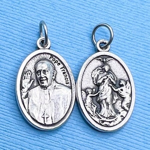Pope Francis Medal Our Lady of Knots Medal Turn to Our Lady When Lives Are Knotted Up By Tragedy Sin and Suffering