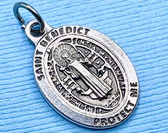 Saint Benedict Medal Patron Saint Against Evil Kidney Disease School Children Engineers Dying People Farmers Gall Stones