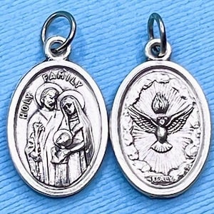 Holy Family Medal Holy Spirit Medal Catholic Medal